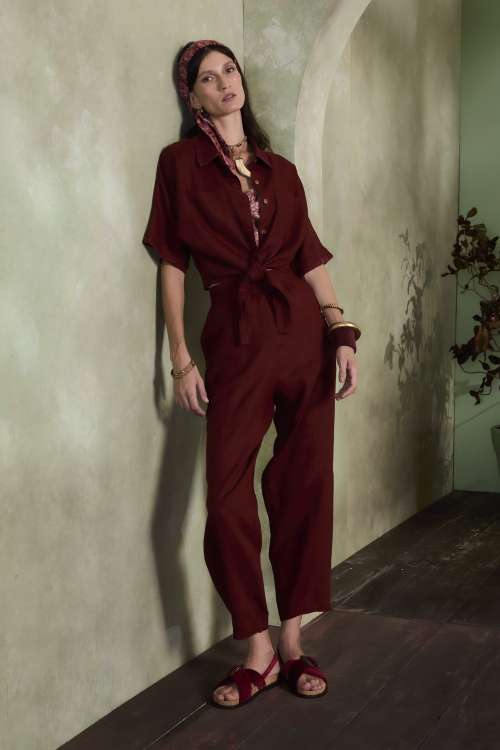 CALÇA LINEN BASIC
