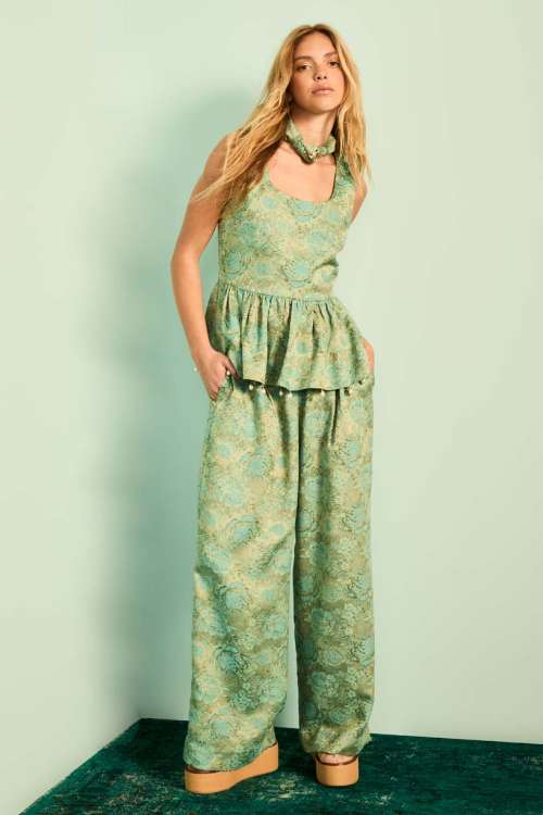 CALÇA JACQUARD AZURRA