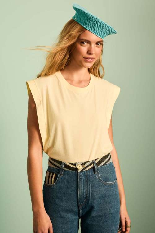 CAMISETA GIPSY - AMARELO BAUNILHA