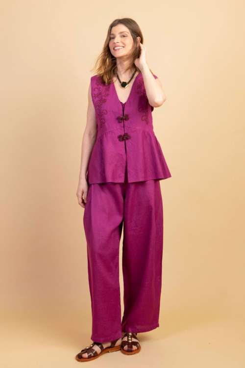 CALÇA LINEN MARGOT