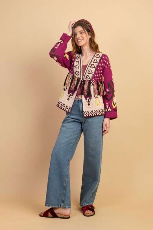 TRICOT BOHO FRINGE