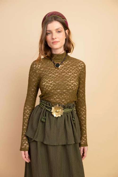 BLUSA RENDA BROMÉLIA