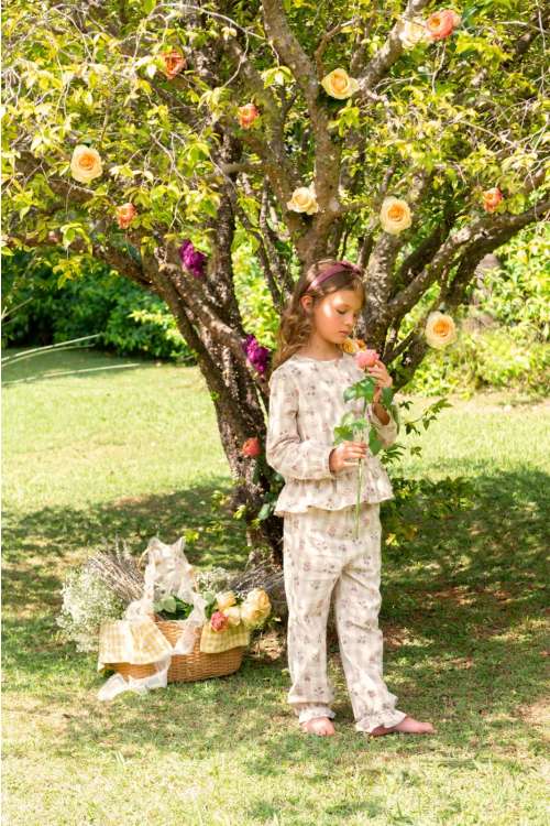 CALÇA KIDS VICHY NÉCTAR