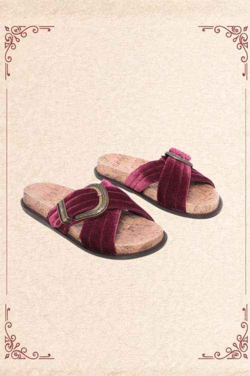 BIRKEN VELVET RED