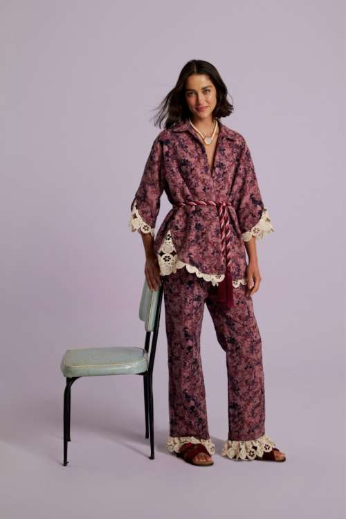 CAMISA JACQUARD SERENA - MULTICOLORIDO