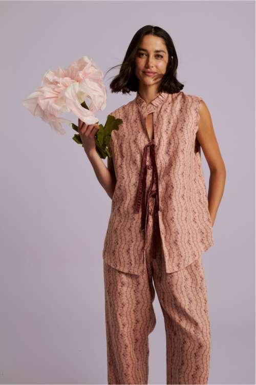REGATA LINEN HIBISCO - SWEET PEACH