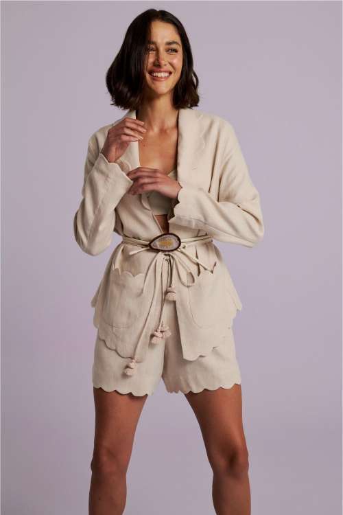 BLAZER LINEN BRUMA - BRUMA