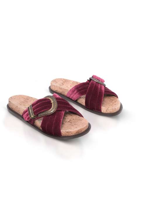BIRKEN VELVET RED